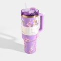 1200ml Insulated Steel Tumbler – Marble Finish