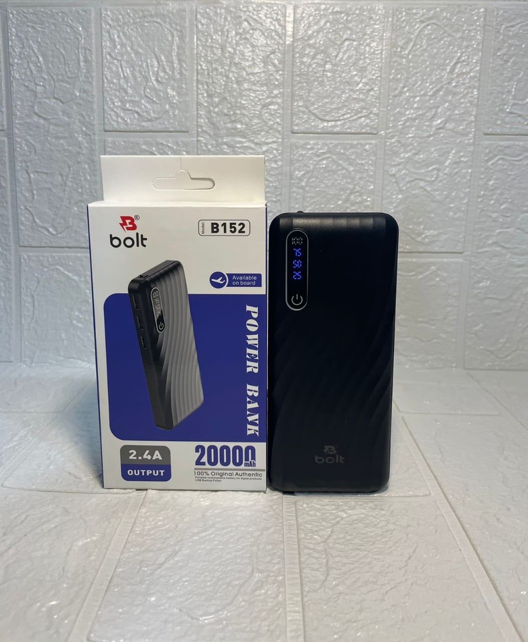 Bolt 20000mAh Dual USB Fast Power Bank