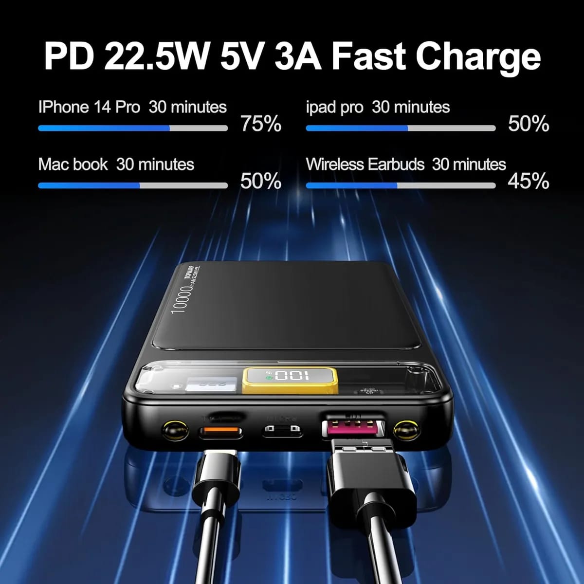 10000mAh Power Bank – Fast Charging