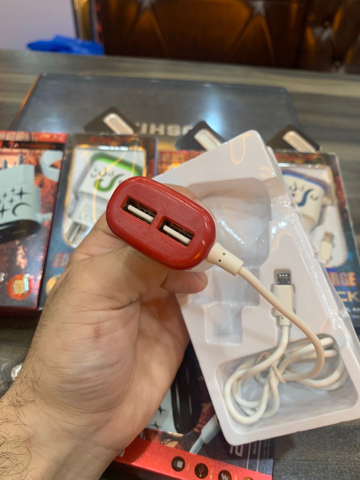 Dual USB Fast Charger Adapter