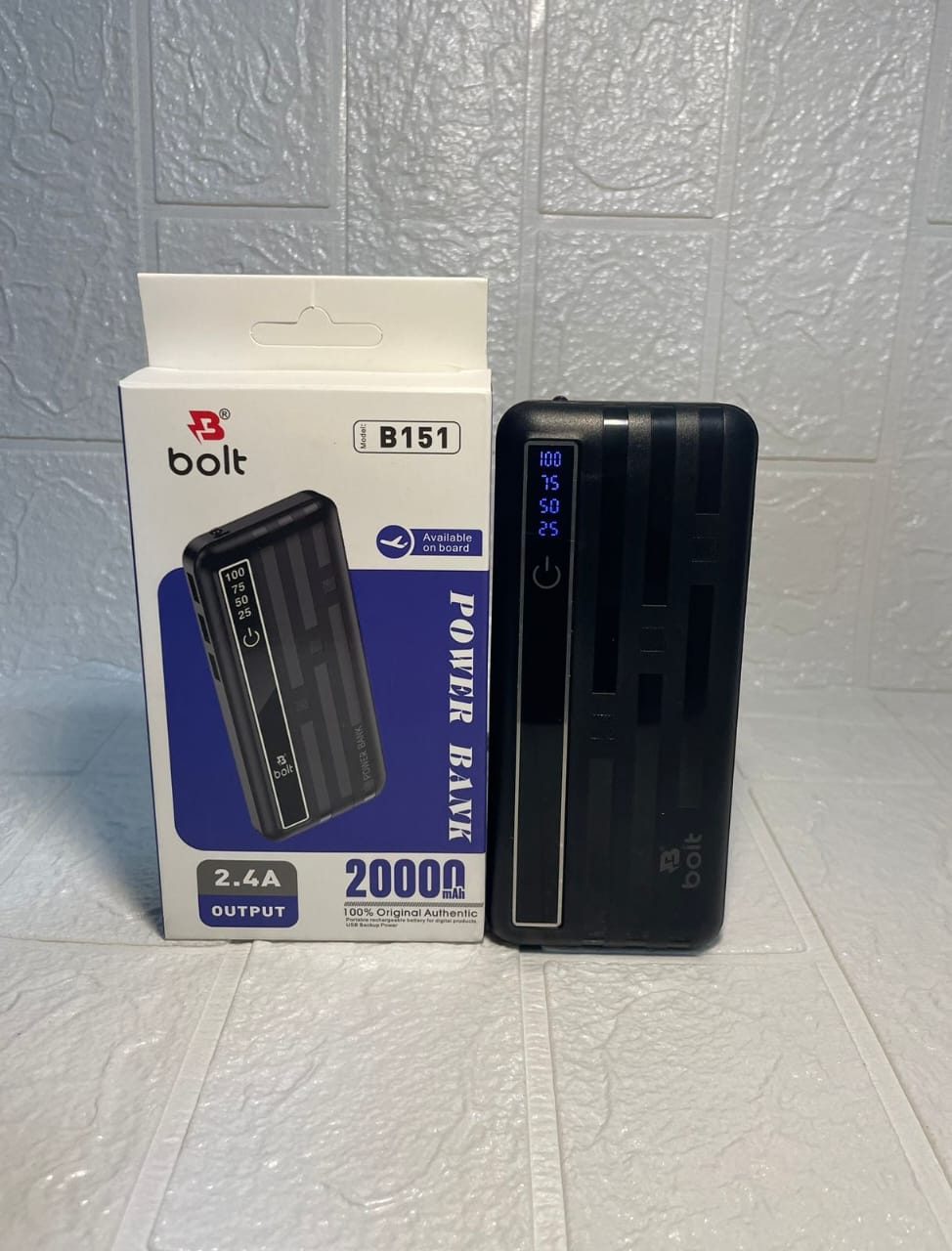 Bolt Power Bank 20000mAh – Dual USB