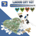 DIY Heart Shape Breathing Lamp Kit – DC 4-6V LED Electronic Learning Kit