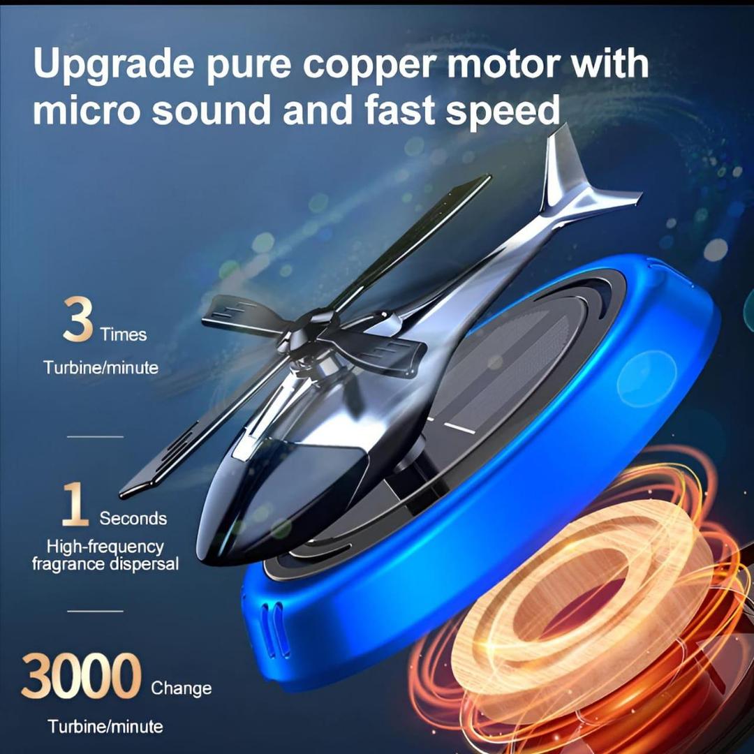 Solar Rotating Helicopter Air Freshener