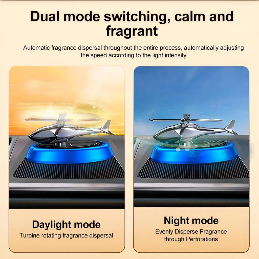Solar Rotating Helicopter Air Freshener