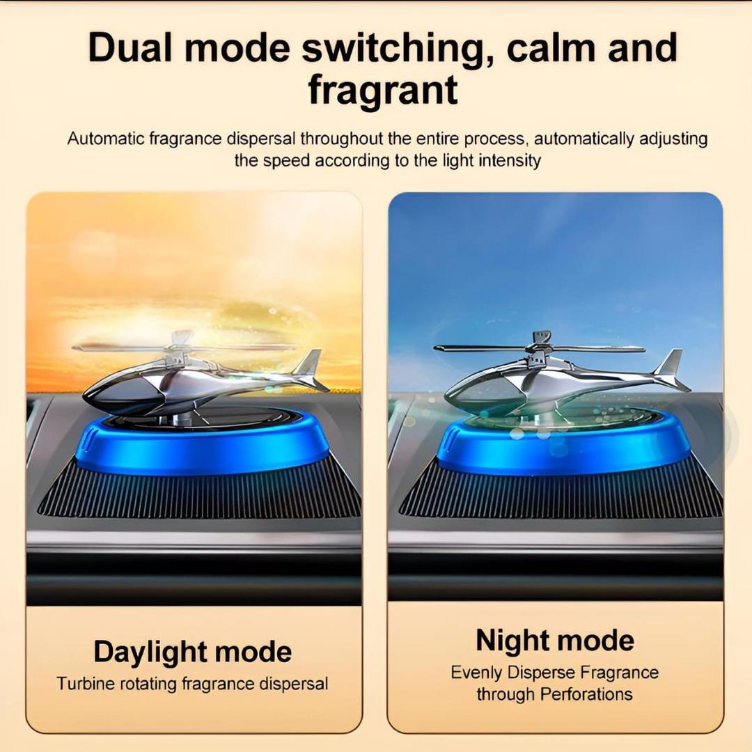 Solar Rotating Helicopter Air Freshener