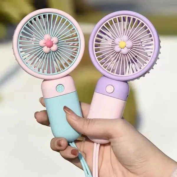 Portable Foldable Desk Fan with LED Display