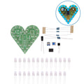 DIY Kit Heart Shape Breathing Lamp Kit DC 4V-6V Breathing LED Suite Red White Blue Green DIY Electronic Production for Learning