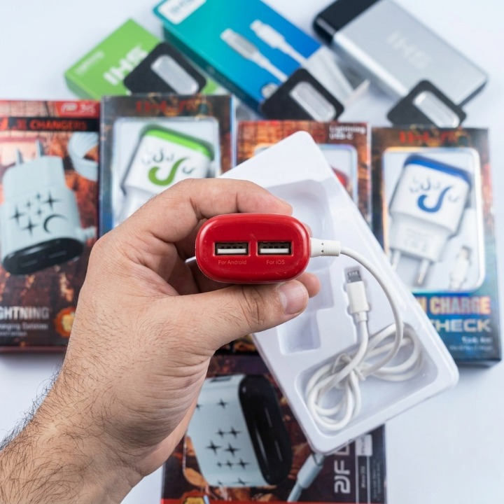 Dual USB Fast Charger Adapter