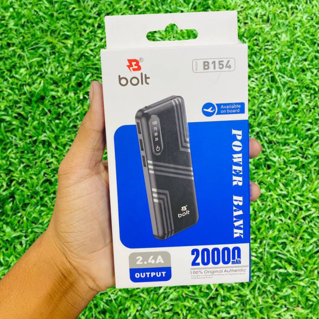 Bolt Power Bank 20000mAh – Dual USB