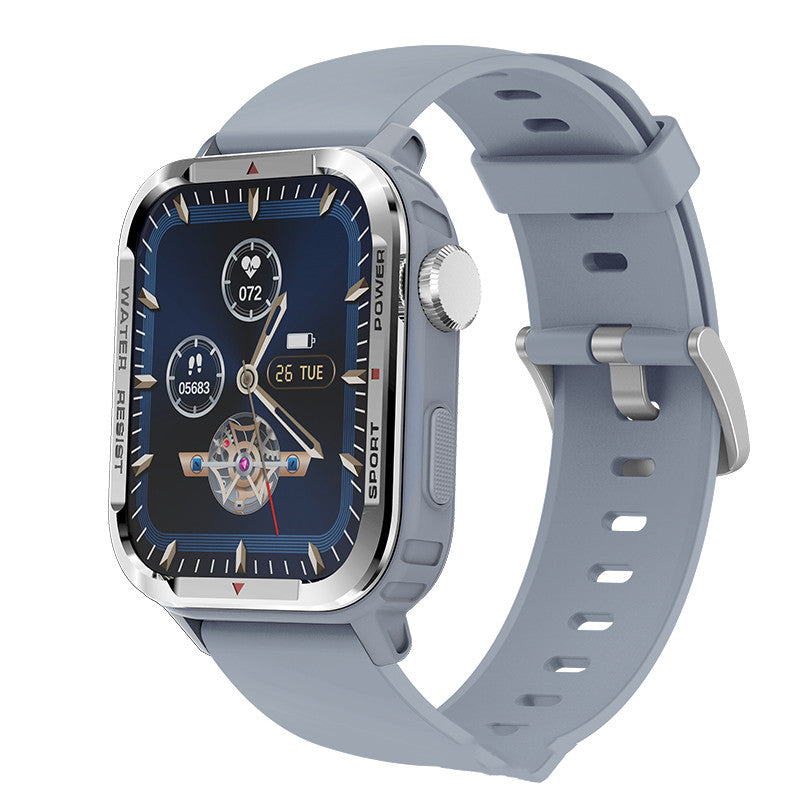 Bluetooth Sports Smartwatch with SpO2 & BP Monitor – Full-Touch HD Fitness Watch