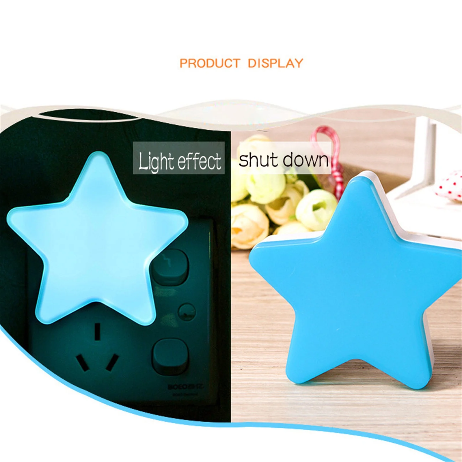 LED Star Night Light – Sensor Control